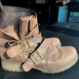 Steve Madden Brown Colony Ankle Boots, Size 8.5